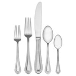 65-Piece Mikasa Regent Bead Stainless Steel Flatware Set