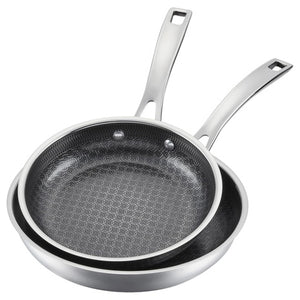Cuisinart FusionPlus Stainless Steel Skillet 2-Piece Set (8" & 10")