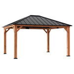 14-ft X 12-ft Arbor Cedar Wood Gazebo