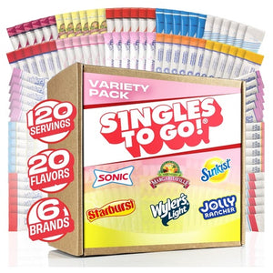 120 Singles To Go Drink Mix Variety Pack