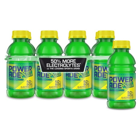 8 Bottles Green Apple Sports Drink