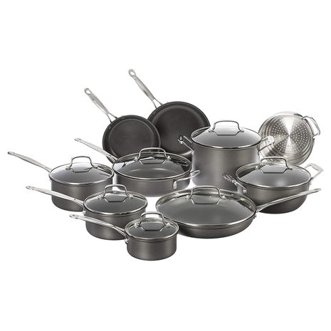 Cuisinart 17-Piece Chef’s Classic Nonstick Hard Anodized Cookware Set