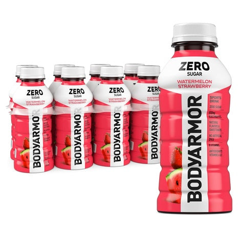 8 Bodyarmor Zero Sugar Watermelon Strawberry Sports Drinks