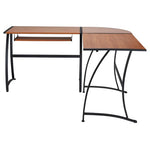 62" Staples Gillespie W L-Shaped Computer Desk