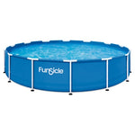 Funsicle 14ft Adventure Above Ground Metal Frame Swimming Pool