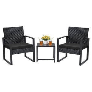 3 Piece Outdoor Bistro Chair Set