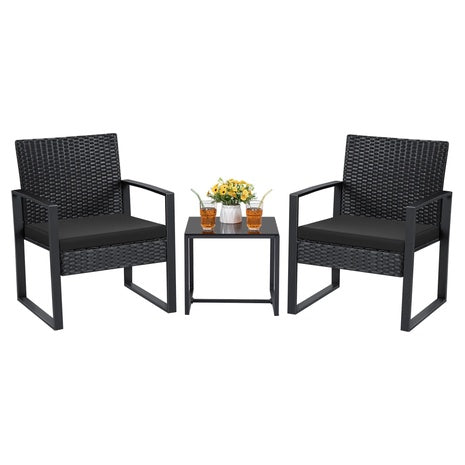 3 Piece Outdoor Bistro Chair Set