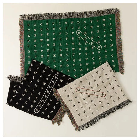 Personalized Word Search Throw Blanket