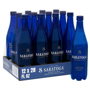 12 Bottles of Saratoga Sparkling Water