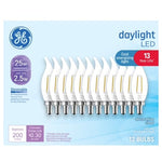 12-Pack 25 Watt Replacement GE LED Light Bulbs