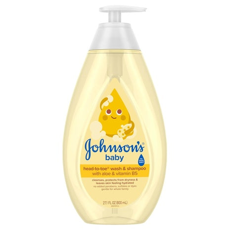 Johnson's Baby Head-To-Toe Tear Free Wash & Shampoo (27oz)