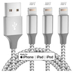 3 MFi Certified 10 Foot iPhone Charging Cables