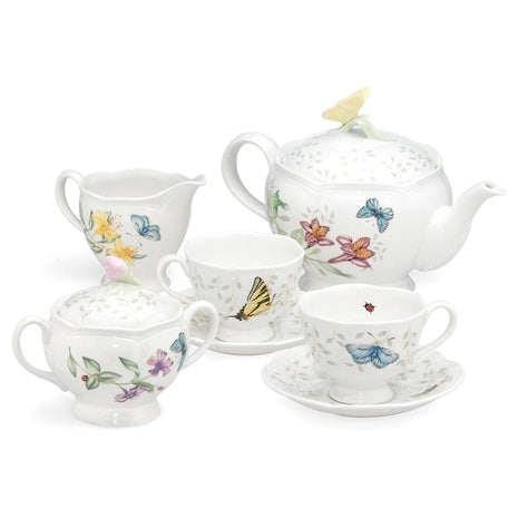8-Piece Lenox Butterfly Meadow Tea Set