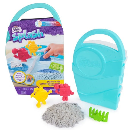 Kinetic Sand Splash Starter Case with Color-Changing Sand