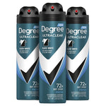 3 Degree Men Antiperspirant Spray Black + White