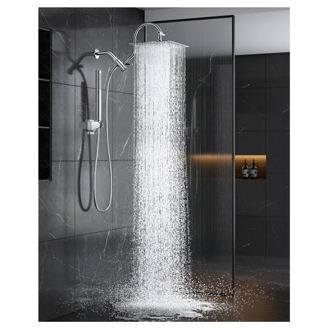 MakeFit 10" Rain Shower Head With Handheld Spray