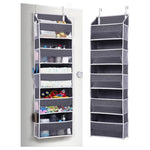 Over Door Hanging Organizer with 5 Pockets & 10 Mesh Side Pockets