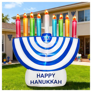 6 Ft Inflatable Menorah