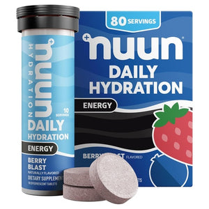 8 Pack Of Nuun Energy Electrolyte Tablets Berry Blast