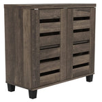 Steelside Millan 12-Pair Shoe Storage Cabinet