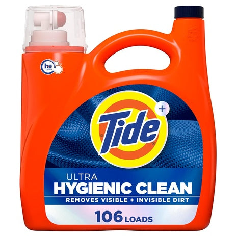 424 Loads Tide Hygienic Clean Heavy 10x Duty Liquid Laundry Detergent