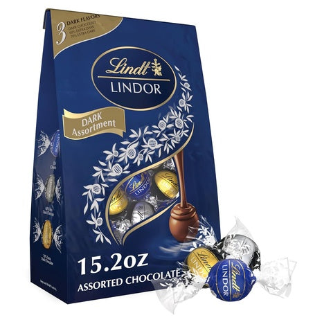 Lindt Lindor Assorted Dark Chocolate Truffles (15.2 oz)
