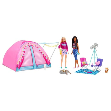 Barbie It Takes Two Camping Playset with Tent