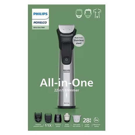 Philips Norelco All-in-One 7000 Series 22-Piece Face & Body Trimmer