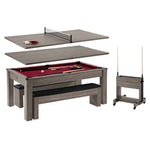 Barrington 6ft 3-in-1 Pool Table, Table Tennis Table, Dining Table