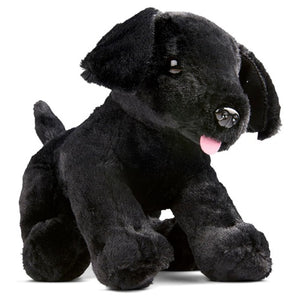 Benson Black Lab Stuffed Puppy