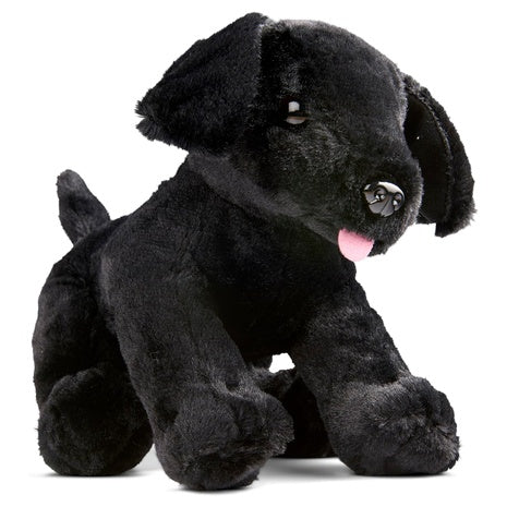 Benson Black Lab Stuffed Puppy