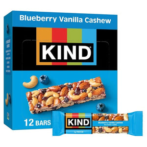 12 Blueberry Vanilla Cashew Bars