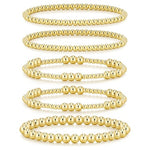 Stackable 14K Gold Plated Bracelet Sets