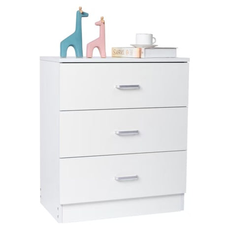 3 Drawer Dresser Nightstand Modern Wood Chest Of Drawers