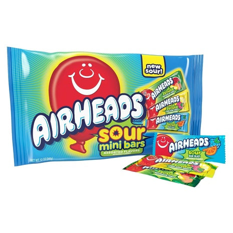 Airheads Sour Mini Candy Bars (12oz)