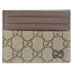 Gucci GG Supreme Canvas & Leather Card Holder