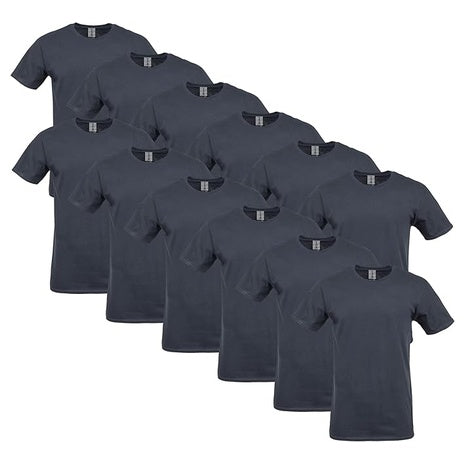 12 Gildan Adult Softstyle Cotton T-Shirts (G64000)