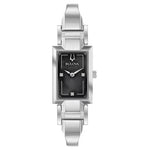 Bulova Women's Diamond Accent Stainless Steel Bangle Bracelet Watch
