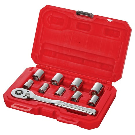 10-Piece Craftsman Metric 3/8 Drive Mechanics Tool Set