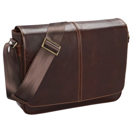 Jos. A. Bank Compact Leather Messenger Case