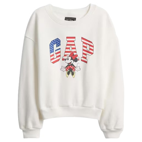 GapKids Disney Minnie Mouse Oversized Logo Sweatshirt
