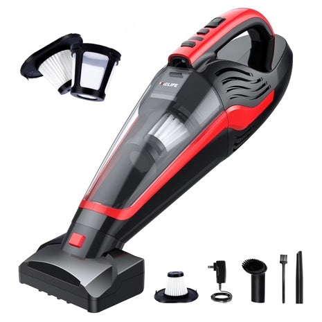 Powools Portable Cordless Handheld Car Vacuum Cleaner