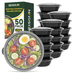 50-Pack Meal Prep Containers with Lids
