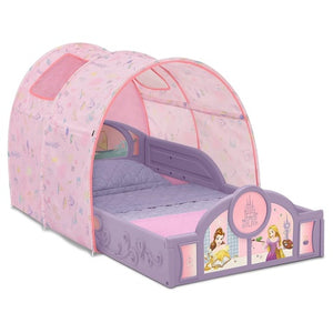 Delta Children Disney Princess Sleep and Play Toddler Bed with Tent