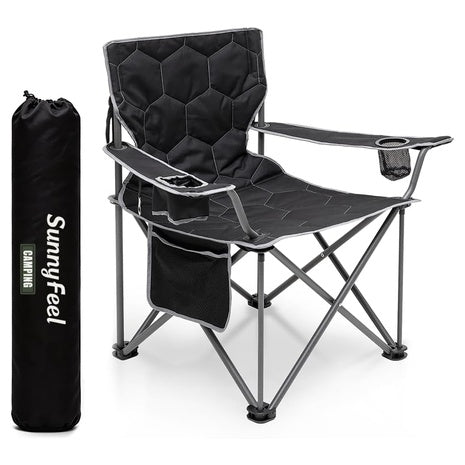 SUNNYFEEL Heavy Duty Oversized Camping Chairs (Various, Up To 500lbs)