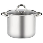 Cook N Home Basics 8QT Stainless Steel Stock Pot With Lid