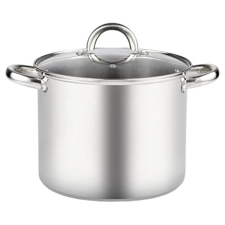 Cook N Home Basics 8QT Stainless Steel Stock Pot With Lid