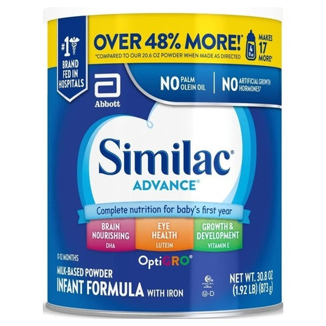 Similac Advance Infant Formula (OU-D, 30.8oz)
