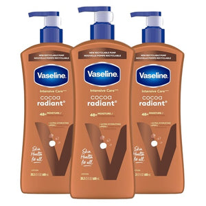 3-Pack Vaseline Cocoa Radiant Lotion (20.3 oz)