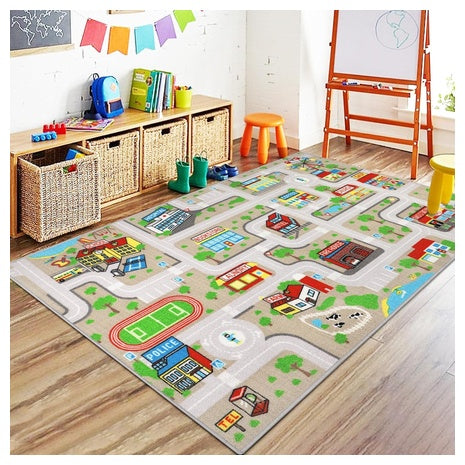 Kids Car Road Play Rug (2 Colors)